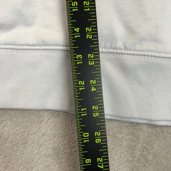 Aeropostale Mens Hoodie Sweatshirt Large Graphic Print Casual White Pullover - Picture 3 of 9